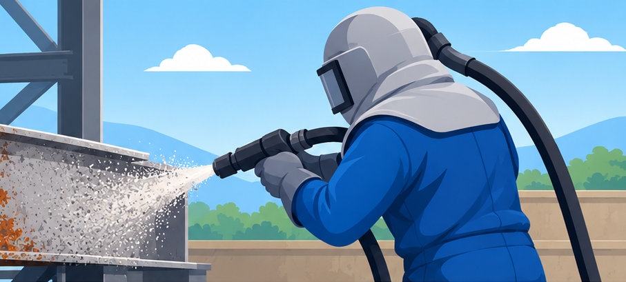 Sandblasting graphic